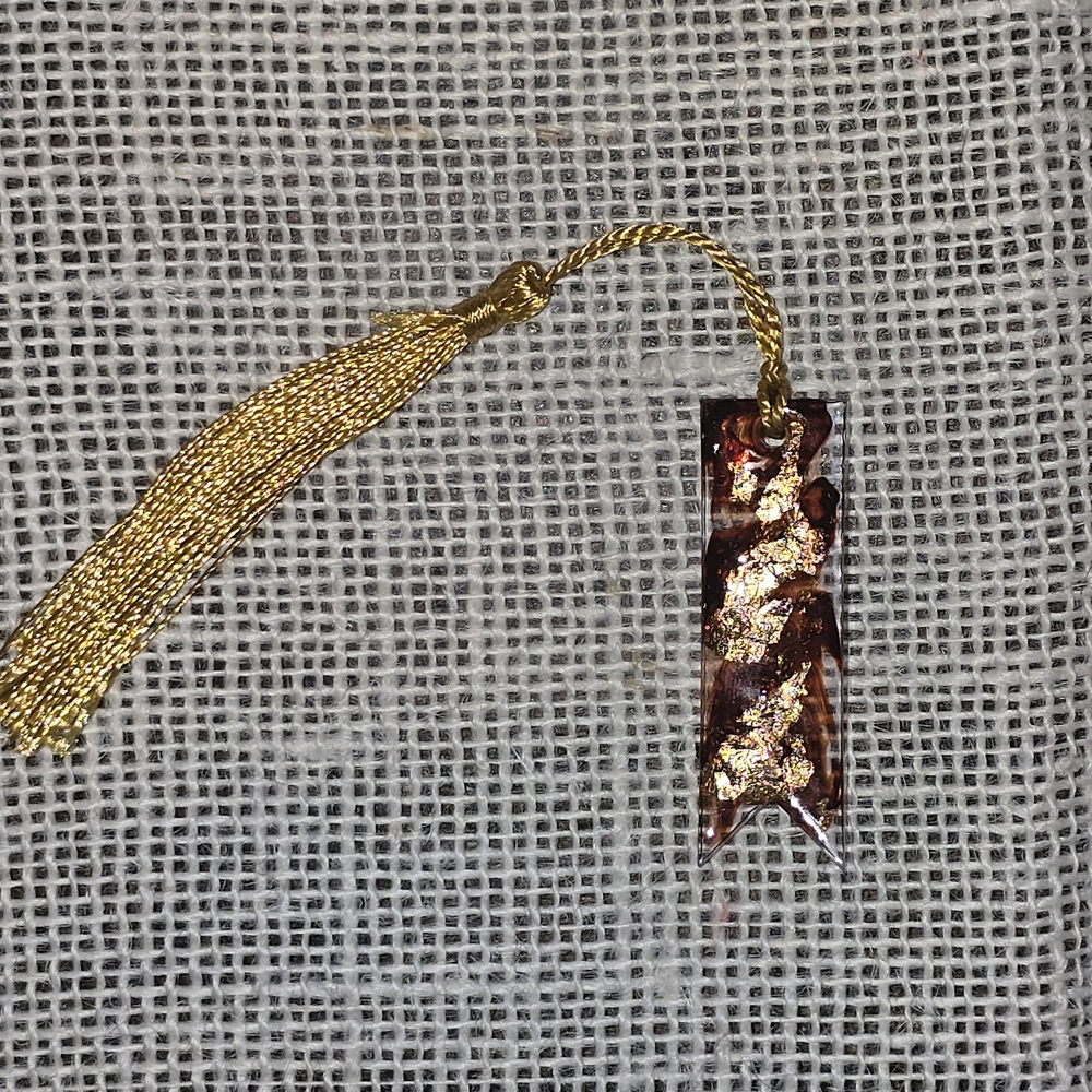 Handcrafted Resin Bookmark